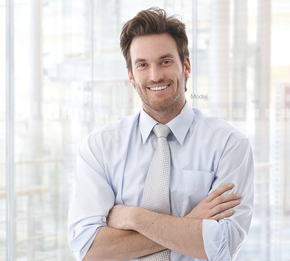 Man wearing a white tie